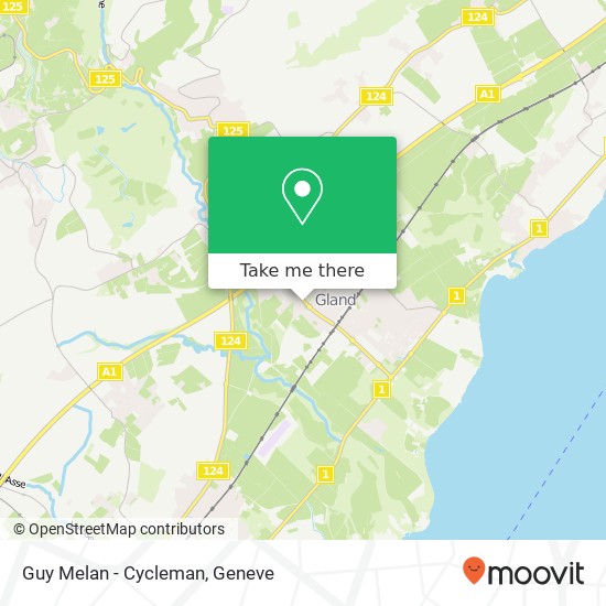 Guy Melan - Cycleman Karte