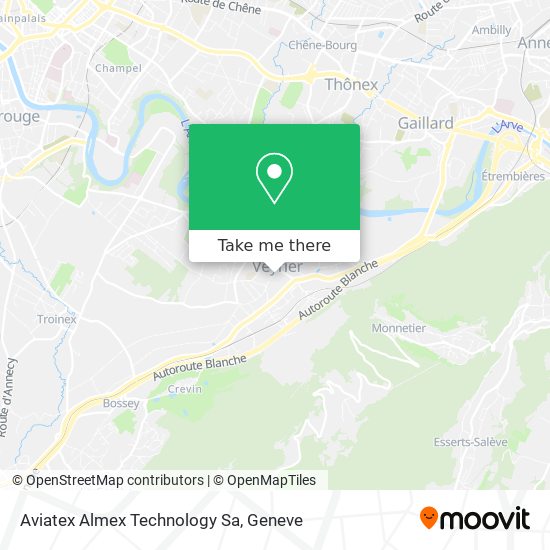 Aviatex Almex Technology Sa map