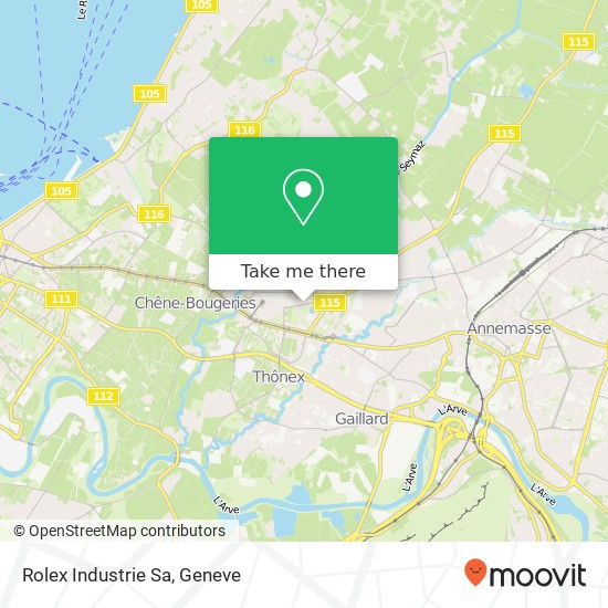 Rolex Industrie Sa map