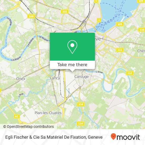 Egli Fischer & Cie Sa Matériel De Fixation map