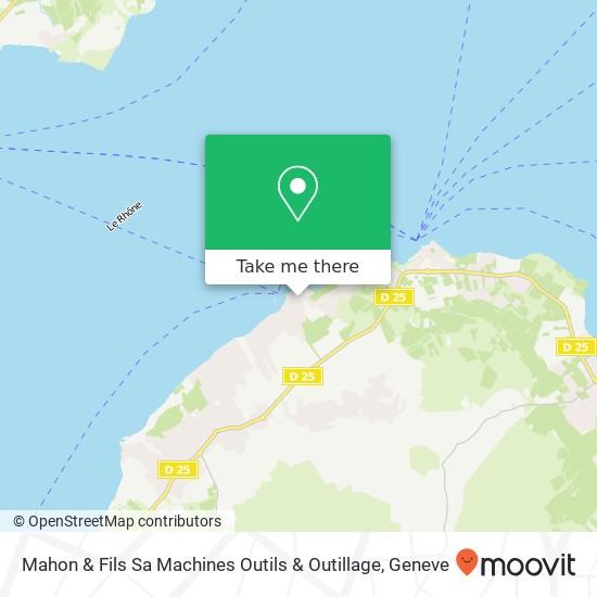 Mahon & Fils Sa Machines Outils & Outillage Karte