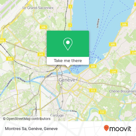 Montres Sa, Genève map