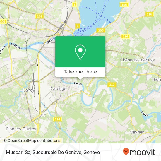 Muscari Sa, Succursale De Genève map