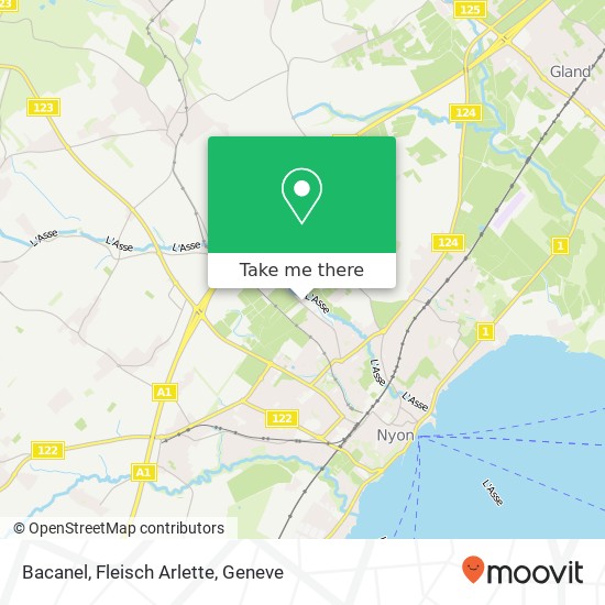 Bacanel, Fleisch Arlette map