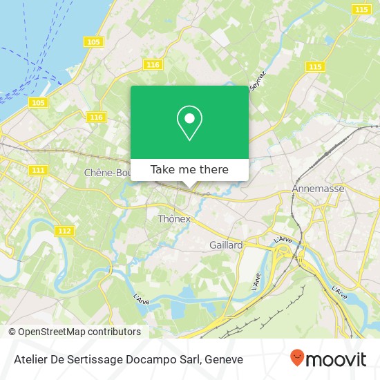 Atelier De Sertissage Docampo Sarl map