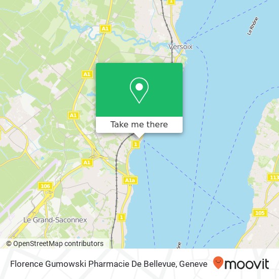 Florence Gumowski Pharmacie De Bellevue map