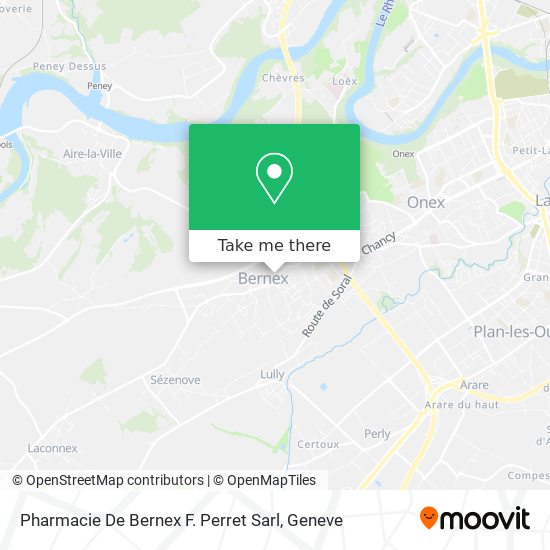 Pharmacie De Bernex F. Perret Sarl map