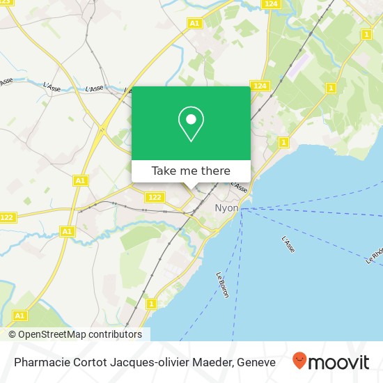 Pharmacie Cortot Jacques-olivier Maeder Karte