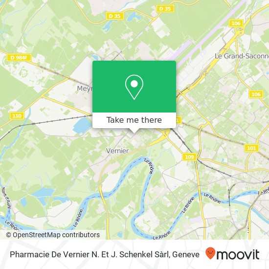 Pharmacie De Vernier N. Et J. Schenkel Sàrl map