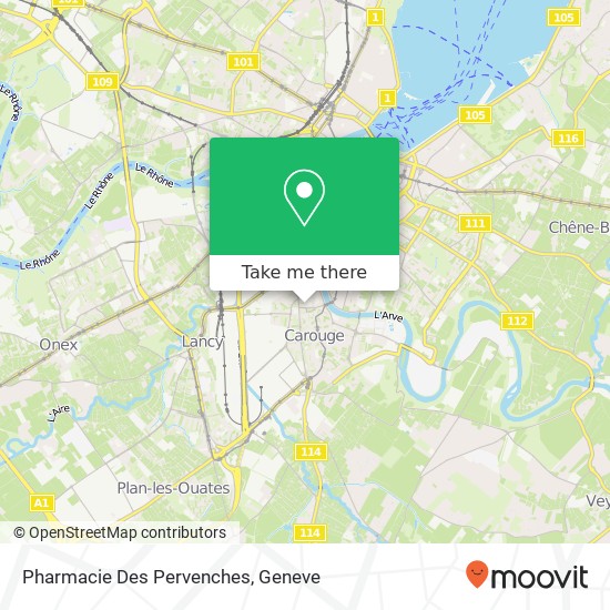 Pharmacie Des Pervenches Karte