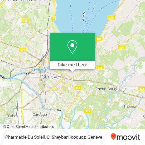 Pharmacie Du Soleil, C. Sheybani-coquoz map