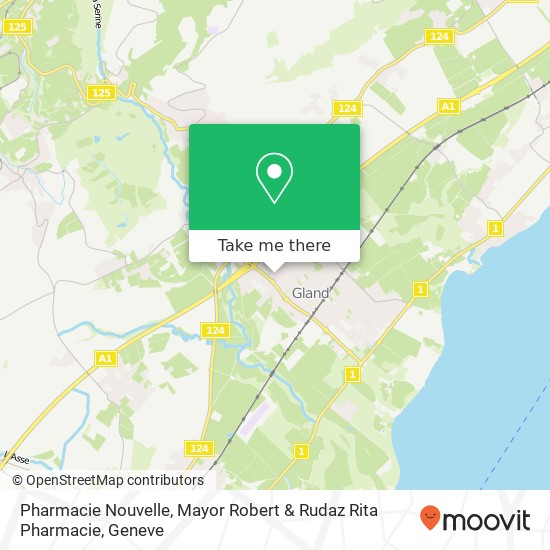 Pharmacie Nouvelle, Mayor Robert & Rudaz Rita Pharmacie map