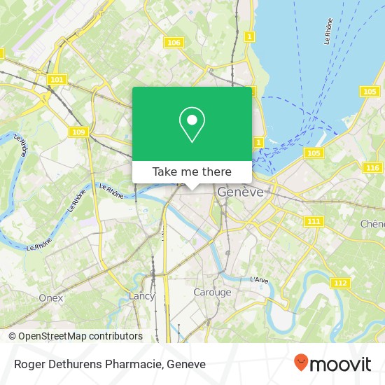 Roger Dethurens Pharmacie map