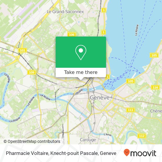 Pharmacie Voltaire, Knecht-pouit Pascale map