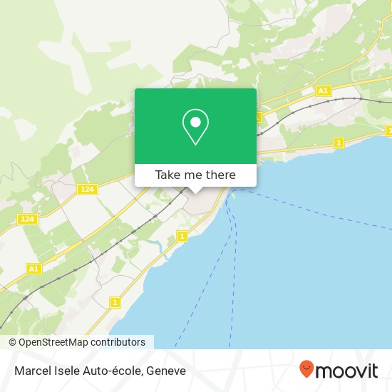 Marcel Isele Auto-école map