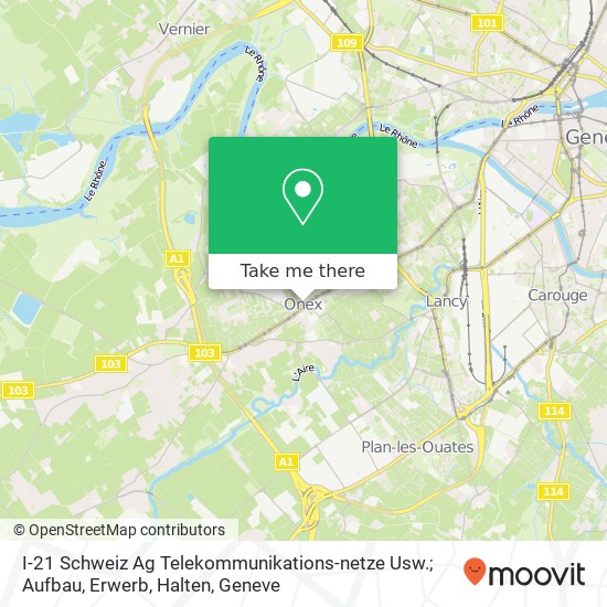 I-21 Schweiz Ag Telekommunikations-netze Usw.; Aufbau, Erwerb, Halten Karte