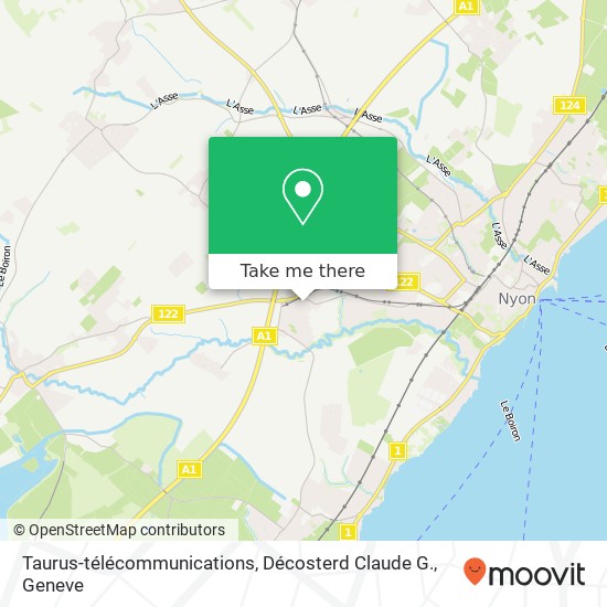 Taurus-télécommunications, Décosterd Claude G. map