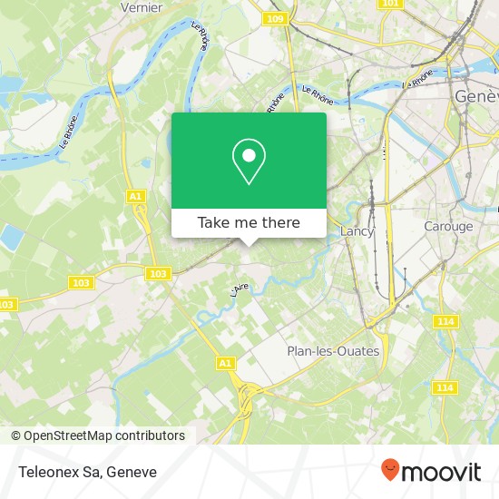 Teleonex Sa map