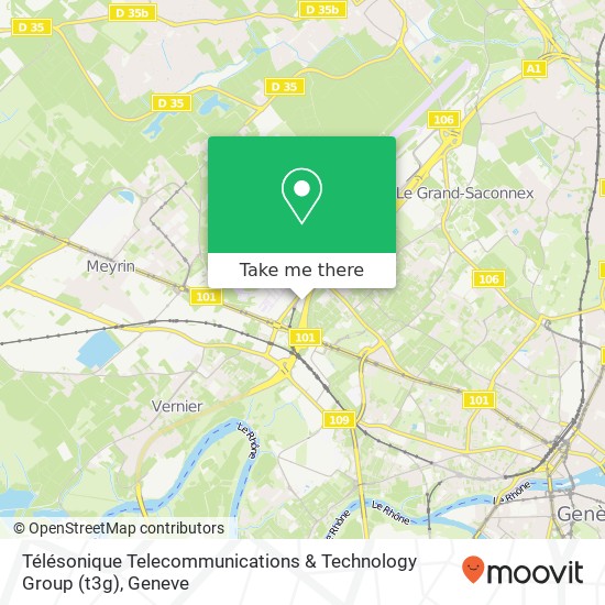 Télésonique Telecommunications & Technology Group (t3g) Karte
