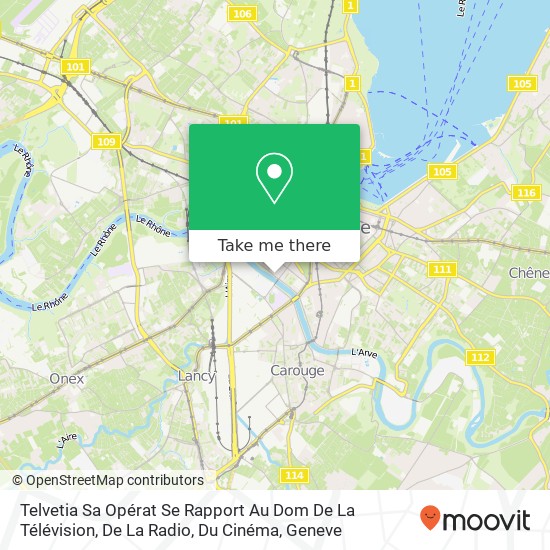 Telvetia Sa Opérat Se Rapport Au Dom De La Télévision, De La Radio, Du Cinéma map