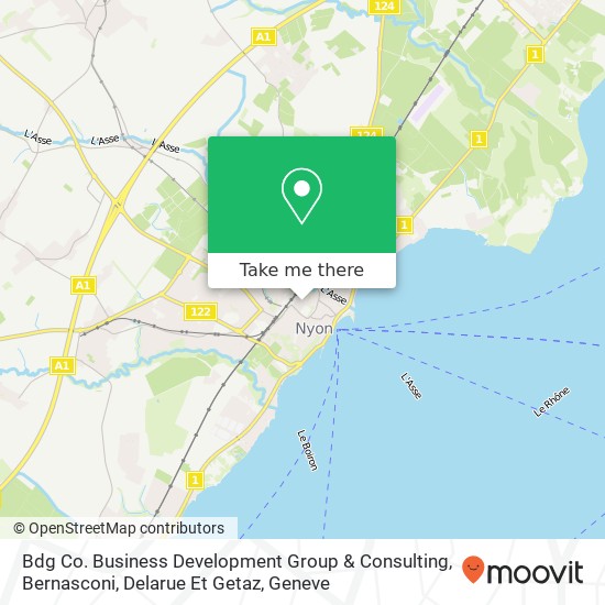 Bdg Co. Business Development Group & Consulting, Bernasconi, Delarue Et Getaz map