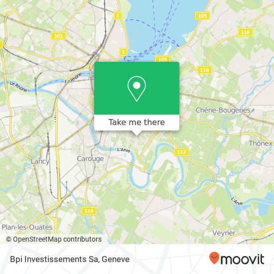 Bpi Investissements Sa map