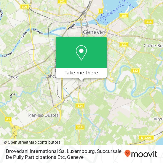 Brovedani International Sa, Luxembourg, Succursale De Pully Participations Etc map