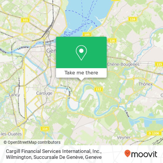 Cargill Financial Services International, Inc., Wilmington, Succursale De Genève map