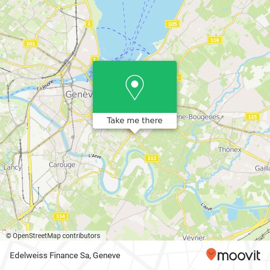 Edelweiss Finance Sa map