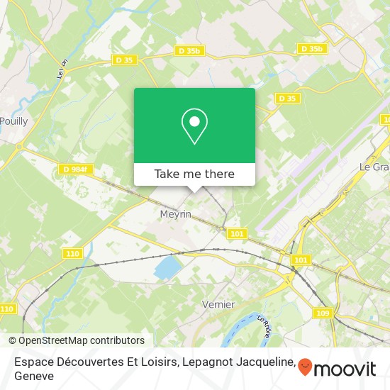 Espace Découvertes Et Loisirs, Lepagnot Jacqueline map