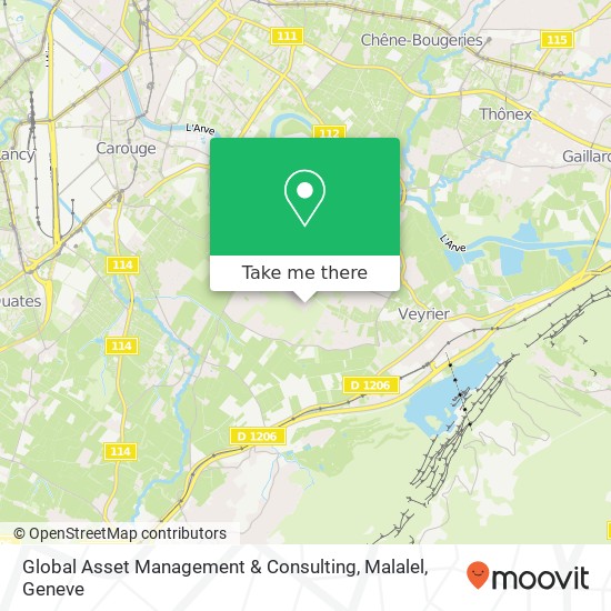 Global Asset Management & Consulting, Malalel map