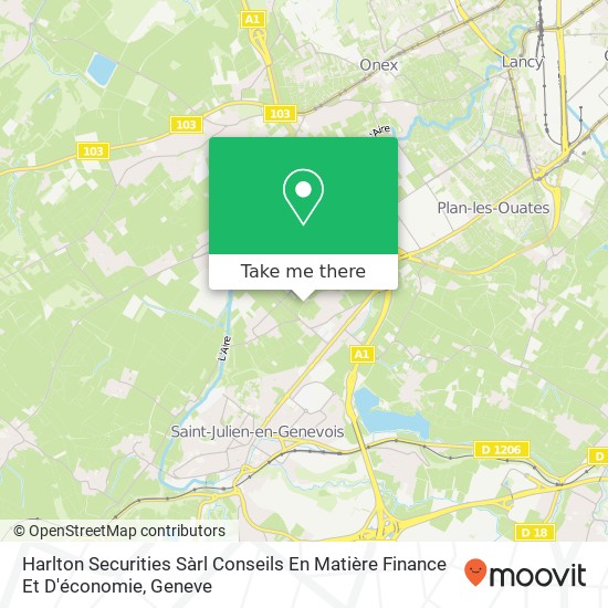 Harlton Securities Sàrl Conseils En Matière Finance Et D'économie map
