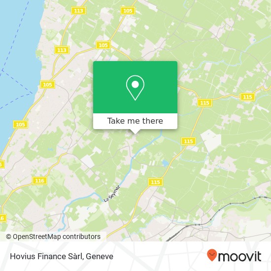 Hovius Finance Sàrl map