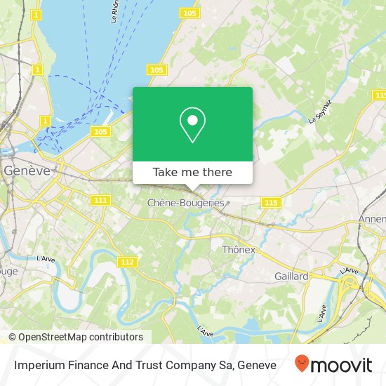 Imperium Finance And Trust Company Sa map