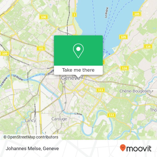 Johannes Melse map