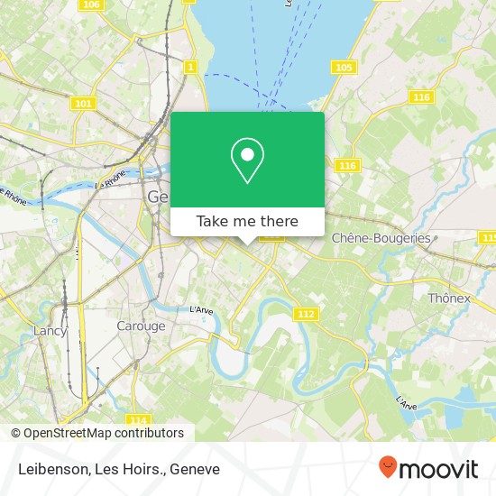 Leibenson, Les Hoirs. map