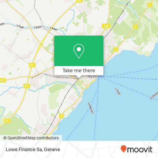 Lowe Finance Sa map