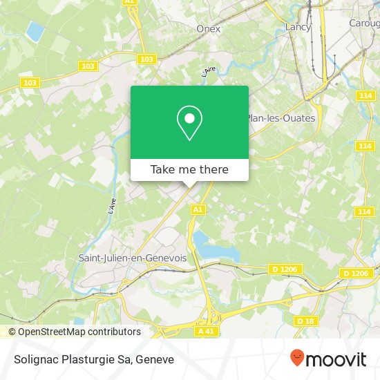 Solignac Plasturgie Sa map
