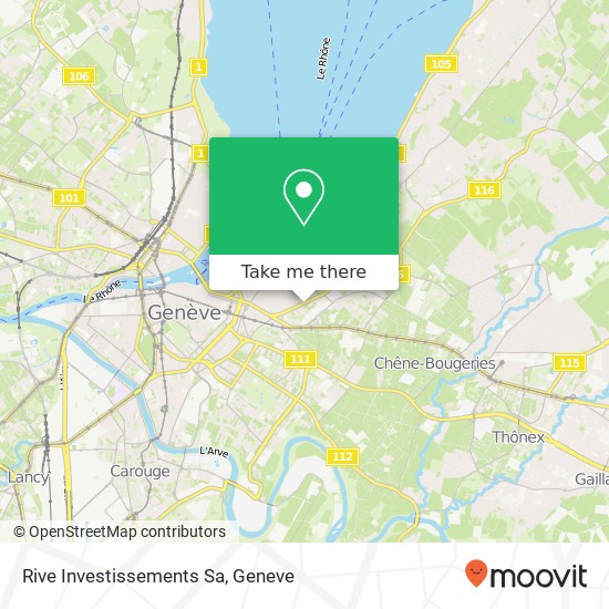 Rive Investissements Sa map