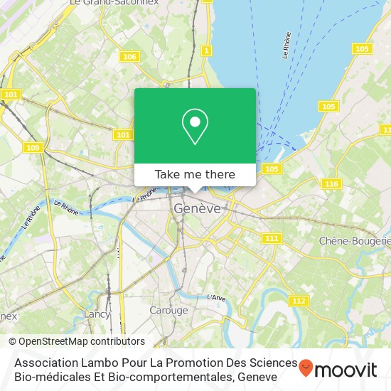 Association Lambo Pour La Promotion Des Sciences Bio-médicales Et Bio-comportementales map