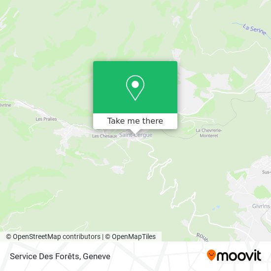 Service Des Forêts map