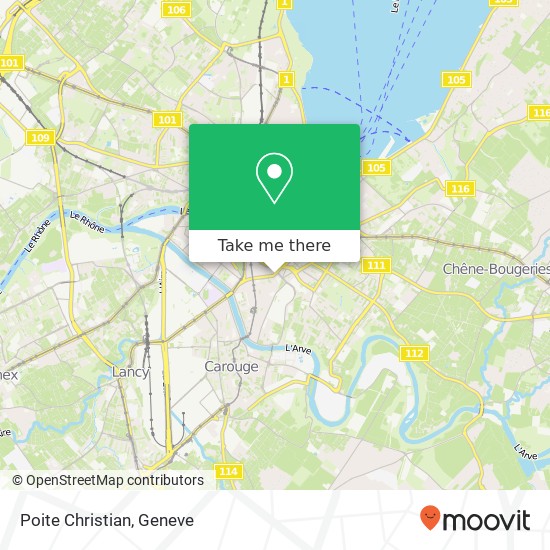 Poite Christian map