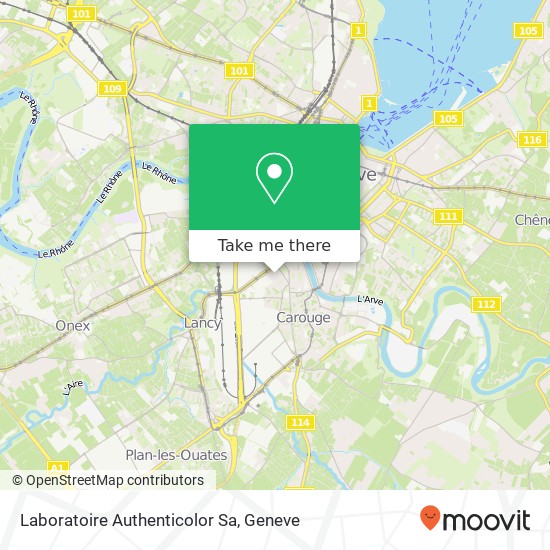 Laboratoire Authenticolor Sa map