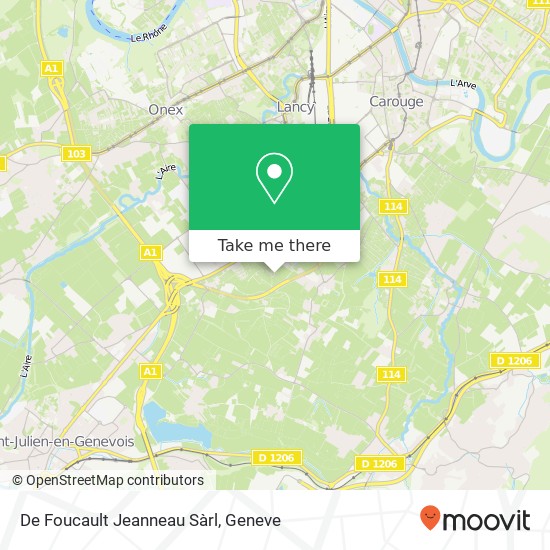 De Foucault Jeanneau Sàrl map