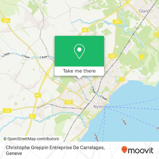 Christophe Greppin Entreprise De Carrelages map