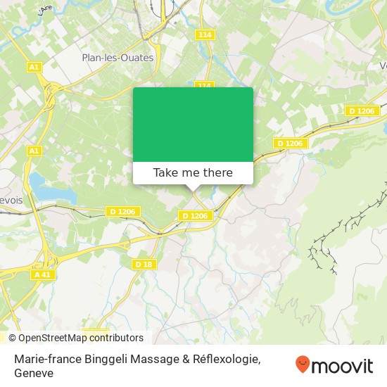 Marie-france Binggeli Massage & Réflexologie map