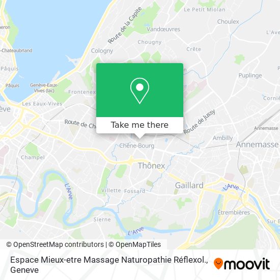 Espace Mieux-etre Massage Naturopathie Réflexol. map