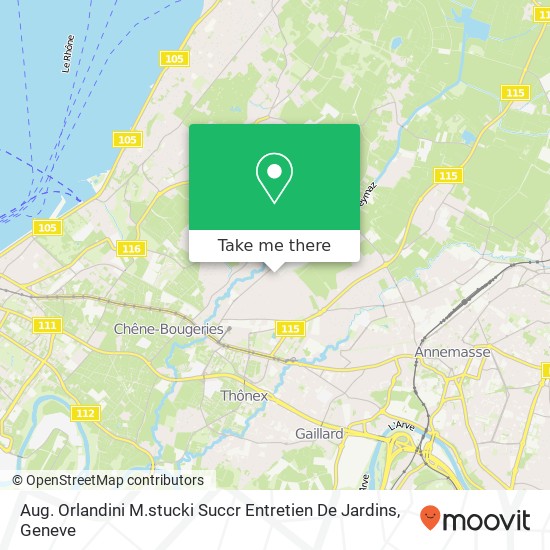 Aug. Orlandini M.stucki Succr Entretien De Jardins map
