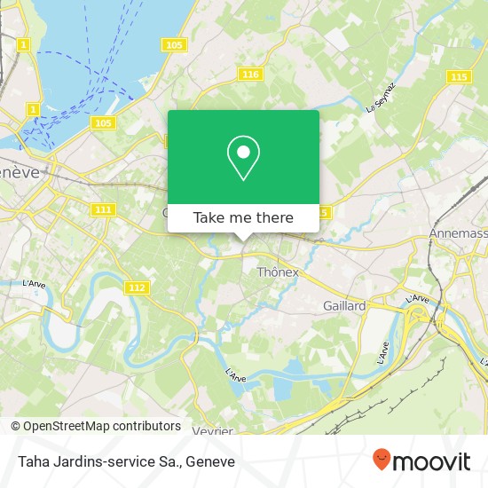 Taha Jardins-service Sa. map