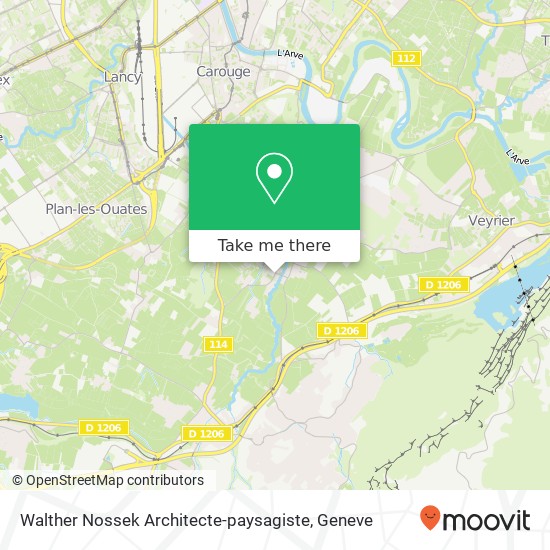 Walther Nossek Architecte-paysagiste map